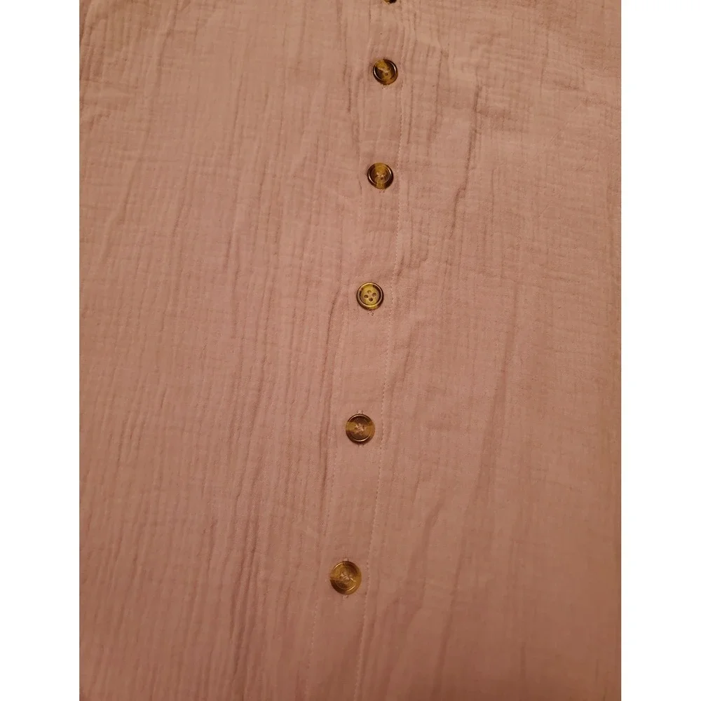 NWT Dokotoo Button Up Shirtdress Womens Size 2XL Lilac - Picture 4 of 9